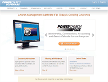 Tablet Screenshot of powerchurch.com